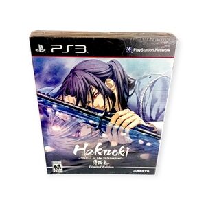Sony PS3 Hakuoki: Stories of The Shensengumi Limited Edition - New Sealed!